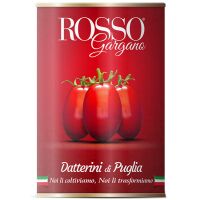 Geschälte Dattel-Tomaten aus Apulien Rosso Gargano