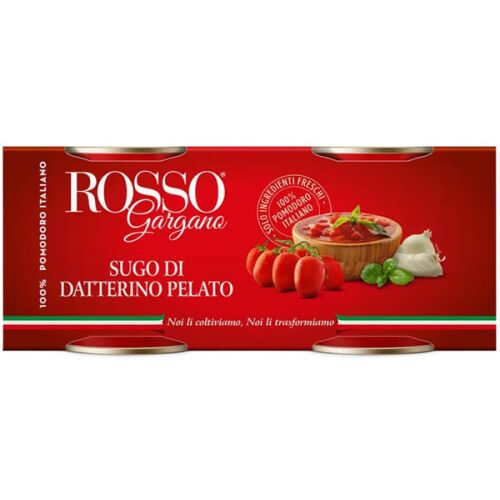 Sugo aus geschälten Dattel-Tomaten "Rosso Gargano"