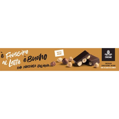 Milchschokolade "Nocciolato" mit ganzen Haselnüssen