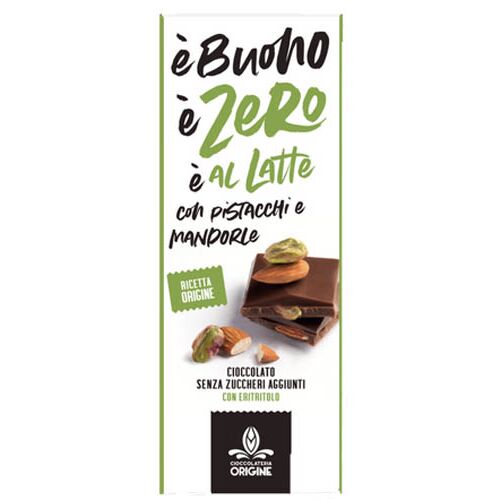 Milchschokolade mit Pistazien und Mandeln